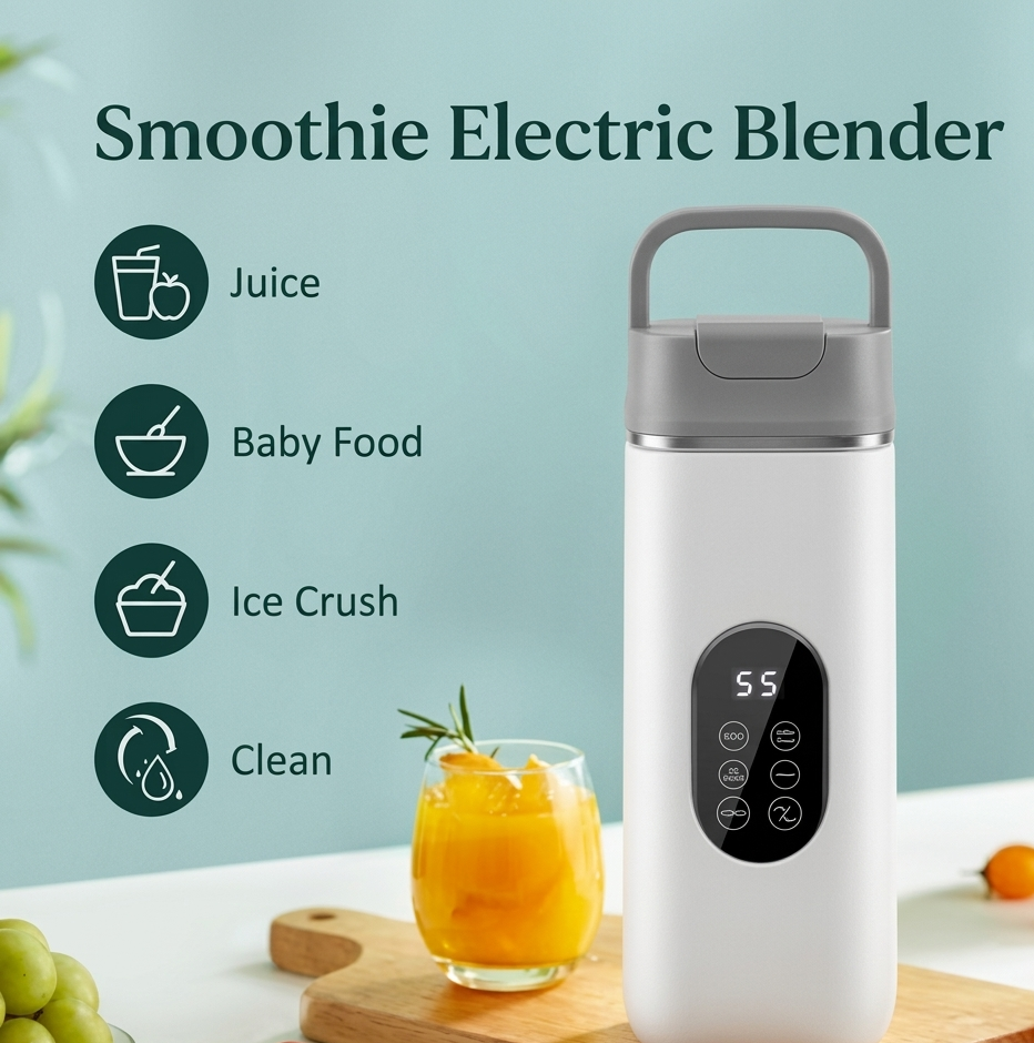 Portable Rechargeable Blender Bottle