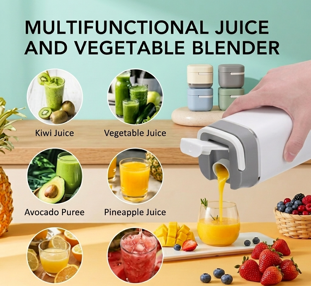 Portable Rechargeable Blender Bottle